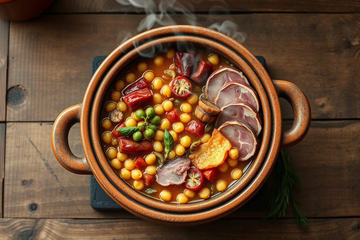 Cocido Madrileño Tradicional: El Sabor de Madrid en Tres Volteos