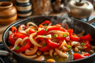 Arroz con Pollo al Azafrán: Caldosito de Pimentón