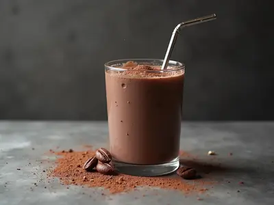 Batido de chocolate, cacao y avena