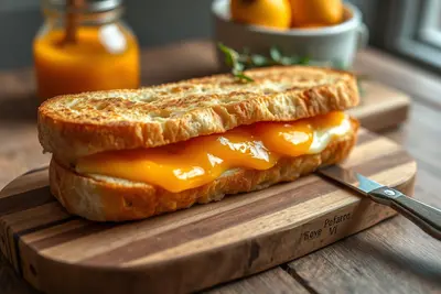 Bocadillo de Queso y Mermelada: Dulce y Salado en Minutos