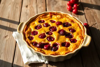 Clafoutis de Cerezas: El Postre Casero Francés Irresistible