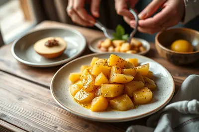 Compota rápida de manzana