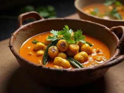 Curry de lentejas y espinacas con coco ligero