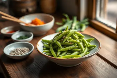 Edamame con sal