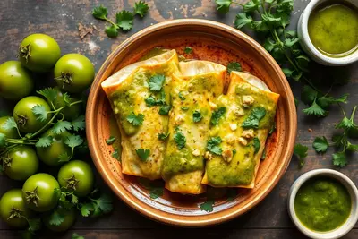 Enchiladas Verdes de Pollo