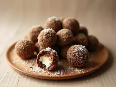 Energy balls de dátil, almendra y cacao