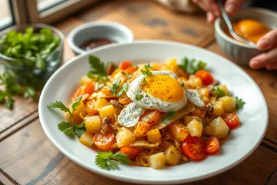 Ensalada de patata y huevo