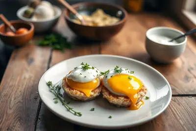 Huevos turcos con yogur