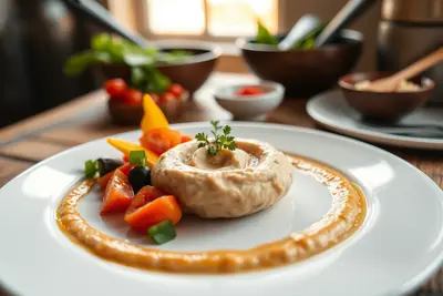 Hummus de remolacha