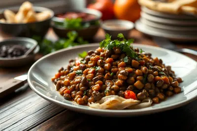 Lentejas caseras con sofrito
