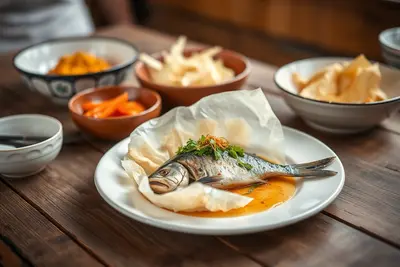Merluza en papillote