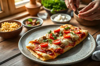 Pizza wrap al airfryer