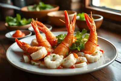 Revuelto de gambas al ajillo