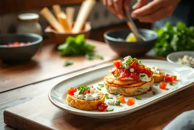 Sandía con queso feta