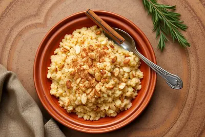 Seffa: Cuscús Dulce Marroquí con Almendras y Canela