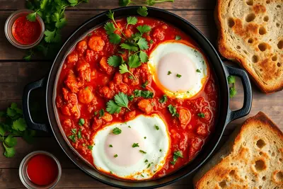 Shakshuka Tunisiana Tradicional