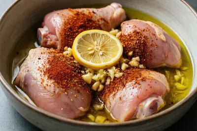 Tajine de Pollo con Limón Confitado y Aceitunas: Clásico Marrujeño