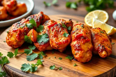 Pollo Tandoori con Yogur y Especias Aromáticas
