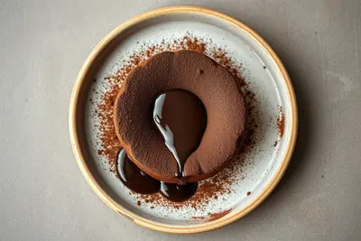 Tarta de chocolate fundente