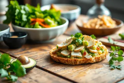 Tostada de aguacate con huevo